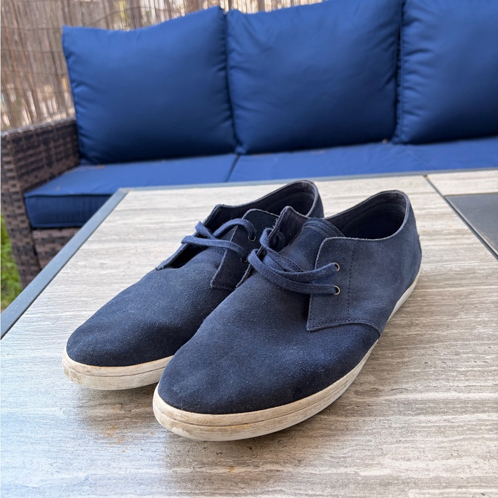 Fred Perry Men's Dark Blue Oxfords
